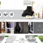 Futuristic wall display shows real-time energy usage